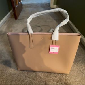 Kate Spade tan tote new with tags!!
